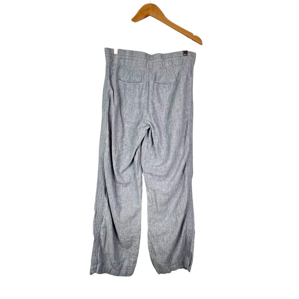 ATHLETA Women's Light Blue Cabo Linen Wide Leg Pants US 6 - Picture 5 of 5